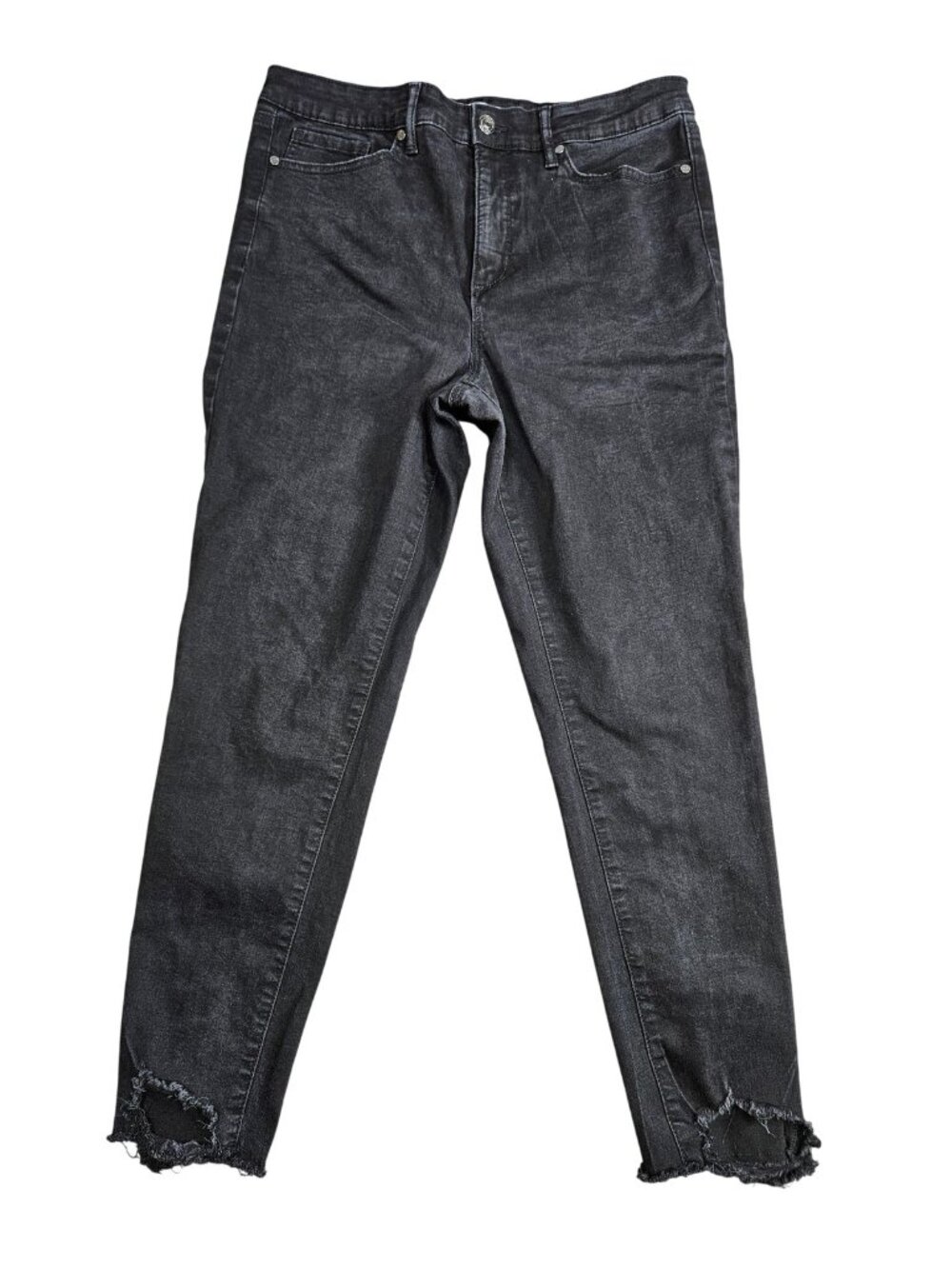 Sofia Jeans By Sofia Vergara Rosa Curvy Ankle Jeans Womens 14 Black High Rise